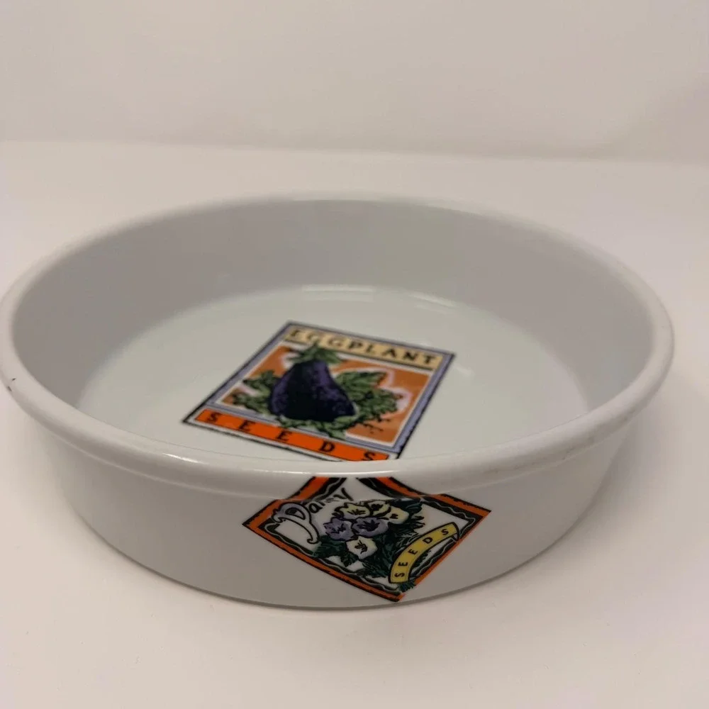 BIA Cordon Bleu Quiche Dish Unisex 9.5in‎ White Eggplant Seed Packet
